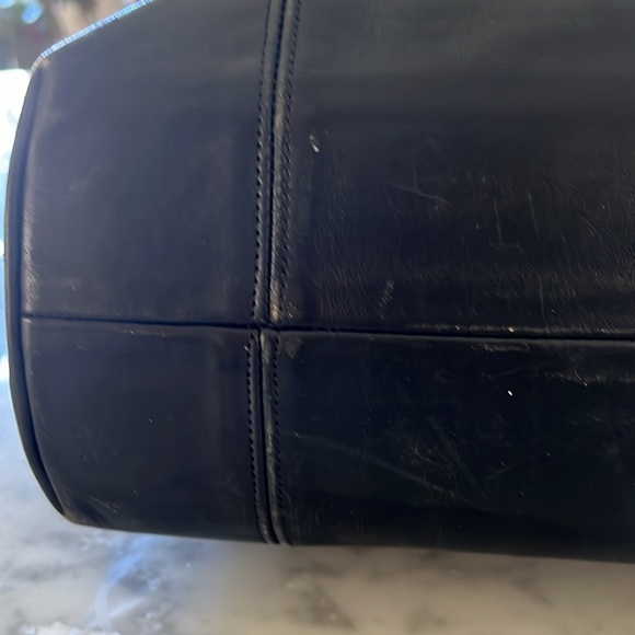 Excellent Condition Vintage Coach Tote Bag Navy Blue 279-2901 - Picture 4 of 13